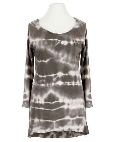 Shirt Batik in braun von Carla Giannini