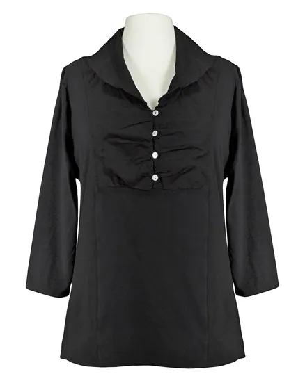 Shirt Baumwolle in schwarz von RESTART