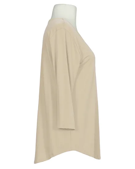 Shirt im Blusenstil in beige von Made in Italy