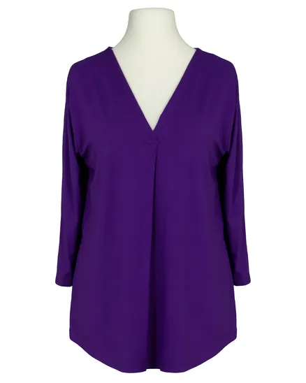 Shirt im Blusenstil in lila von Made in Italy
