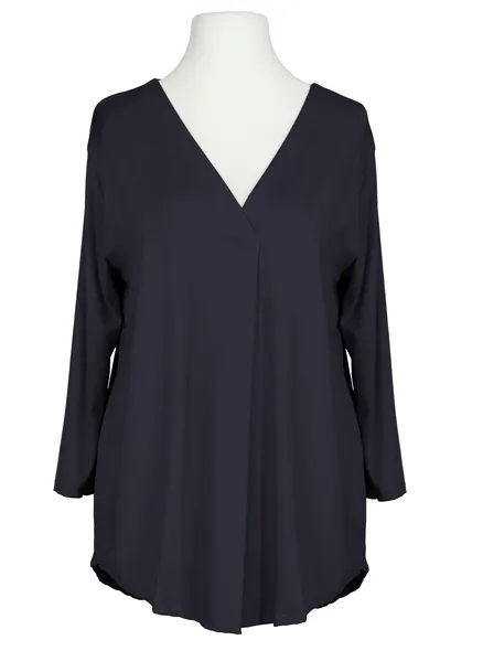 Shirt im Blusenstil in schwarz von Made in Italy