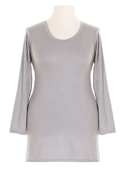 Longsleeve in grau von FASHION