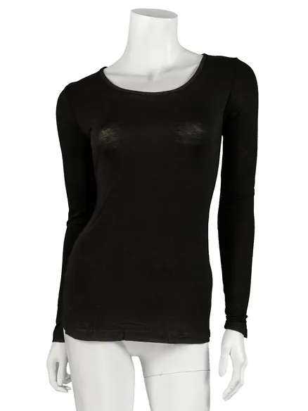 Shirt langarm in schwarz von RESTART