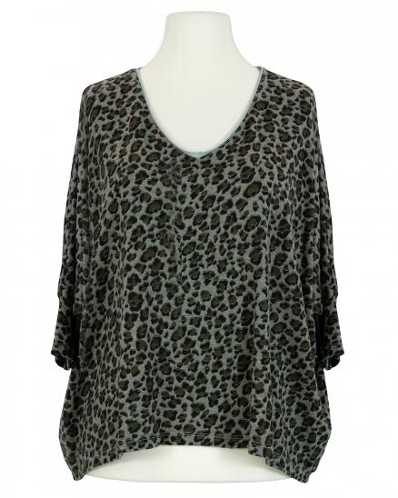 Shirt Leo Print in oliv von Selected Touch