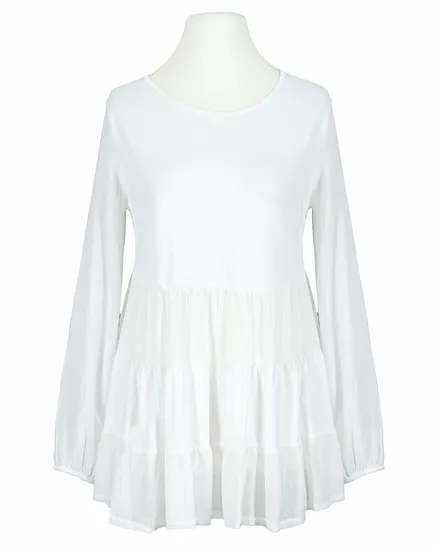 Shirt mit Volant in wei� von Selected Touch
