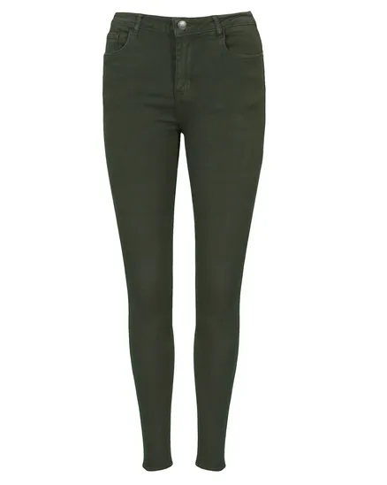 Skinny Hose Stretch in oliv von N.Carter