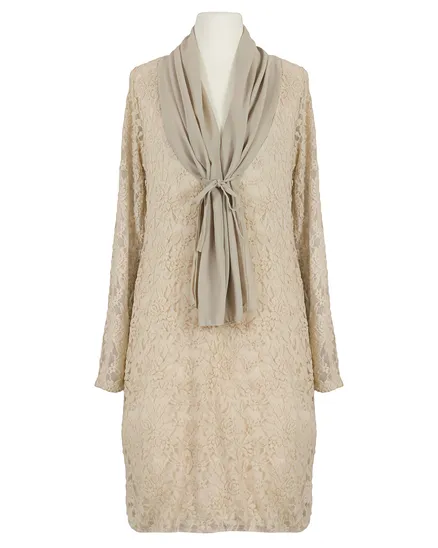 Spitzenkleid in beige von Montan
