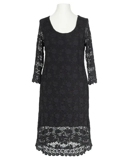 Spitzenkleid in schwarz von Ambra