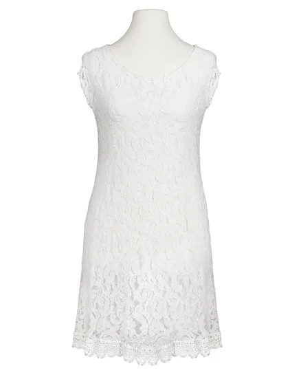 Spitzenkleid in wei� von Spaziodonna