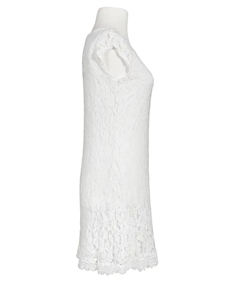 Spitzenkleid in wei� von Spaziodonna
