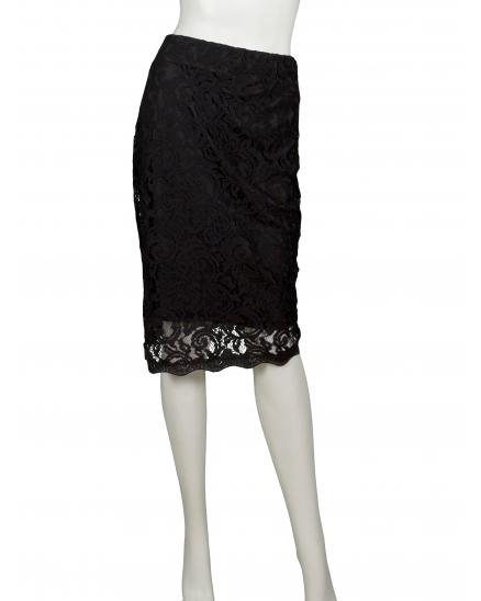 Rock aus Spitze in schwarz von Lady Lot Paris