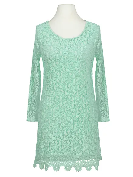 Spitzentunika in mint von Spaziodonna