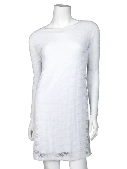 Spitzentunika in wei� von fashion made in italy