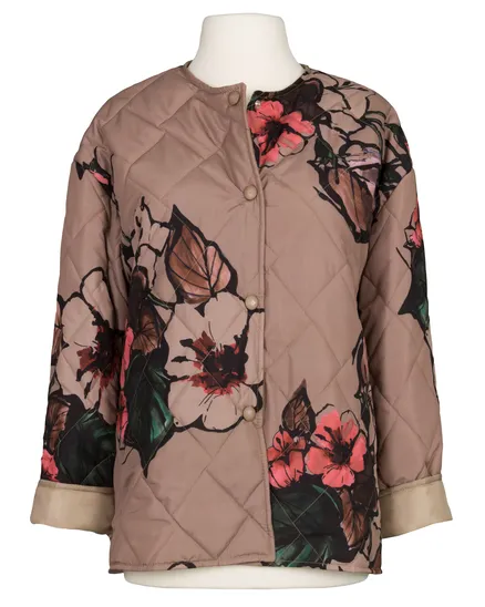 Steppjacke Floral in braun von Made in Italy