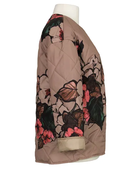 Steppjacke Floral in braun von Made in Italy