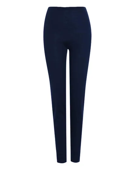 Strick Leggings in blau von Passione Moda