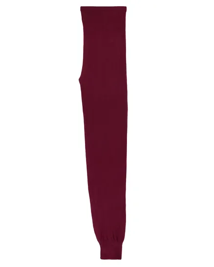 Strick Leggings mit Viskose in bordeaux von New Collection