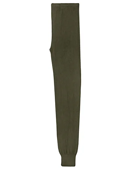 Strick Leggings mit Viskose in khaki von New Collection