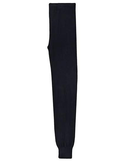 Strick Leggings mit Viskose in schwarz von New Collection