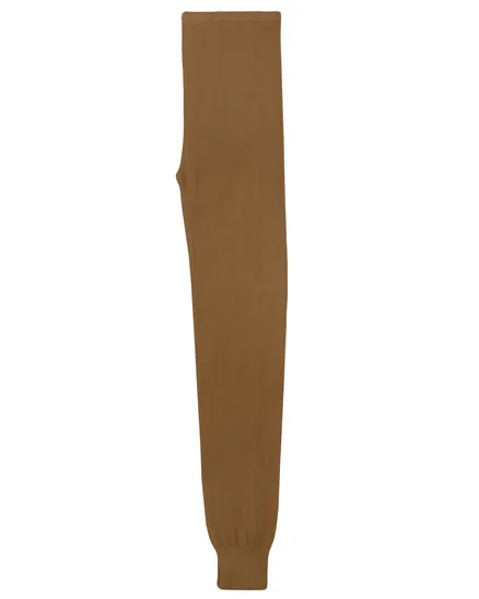 Strick Leggings mit Viskose in tobacco von New Collection