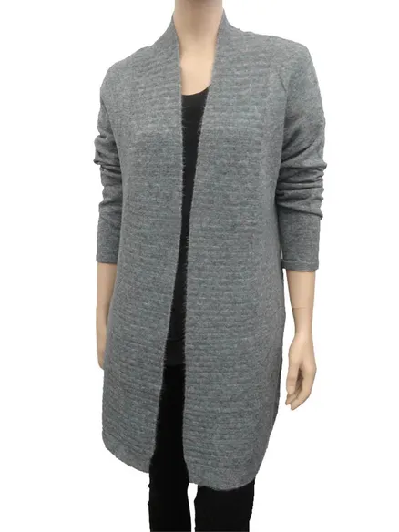 Strick Long Cardigan in grau von RESTART