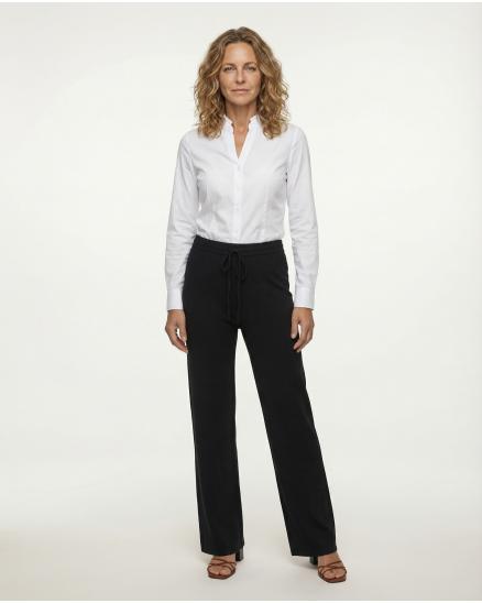 Strickhose Jogging-Stil in schwarz von Moda Italia