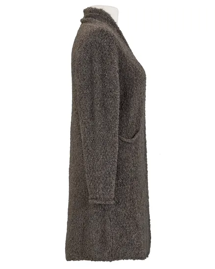 Strickh�lle Boucl� in braun von Made in Italy