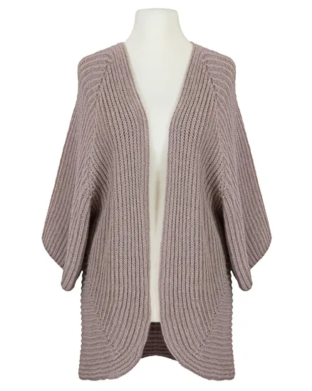 Strickh�lle Cape-Stil in rosa von Spaziodonna