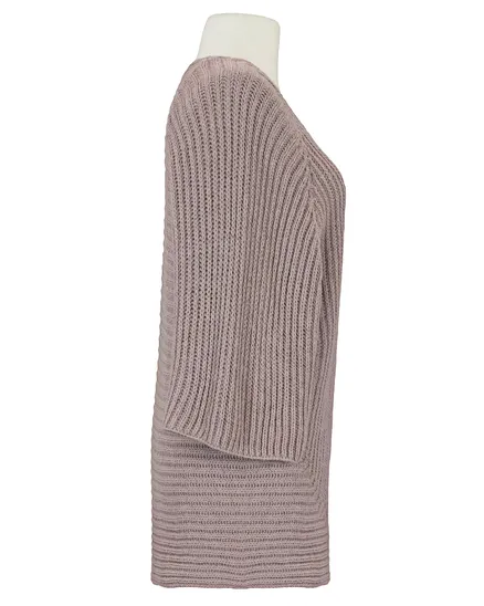 Strickh�lle Cape-Stil in rosa von Spaziodonna
