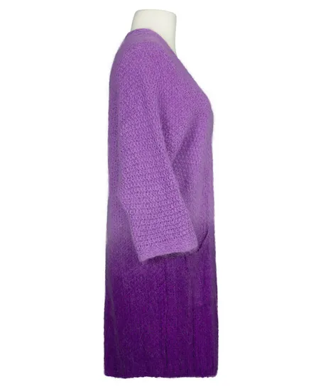 Strickh�lle Gradient in lila von Made in Italy