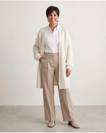 Strickh�lle Grobstrick in creme von Moda Italia