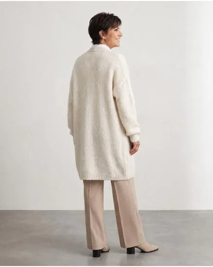 Strickh�lle Grobstrick in creme von Moda Italia