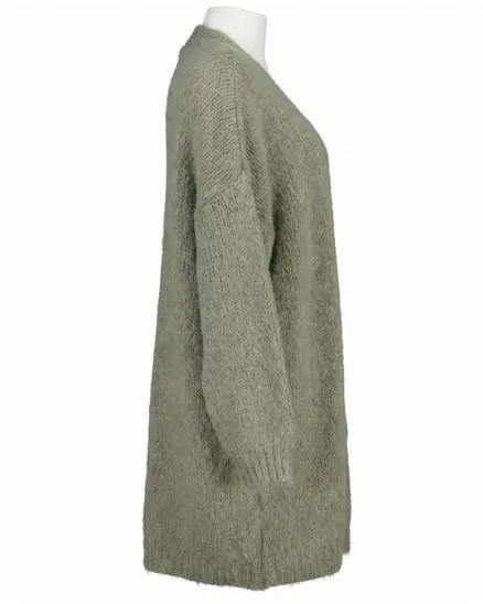 Strickh�lle Grobstrick in khaki von Moda Italia