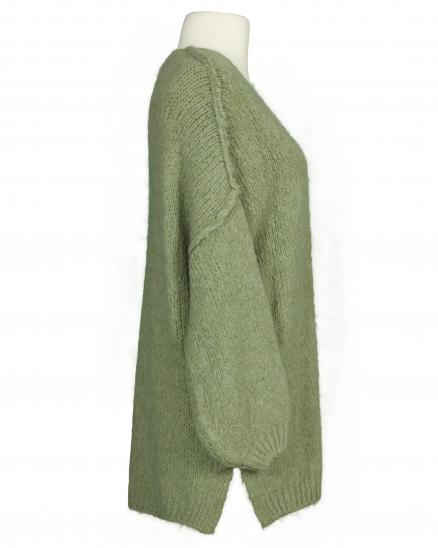 Strickhlle Inside-Out in khaki von Monday Afternoon