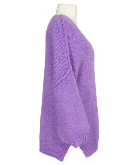 Strickh�lle Inside-Out in lila von Monday Afternoon