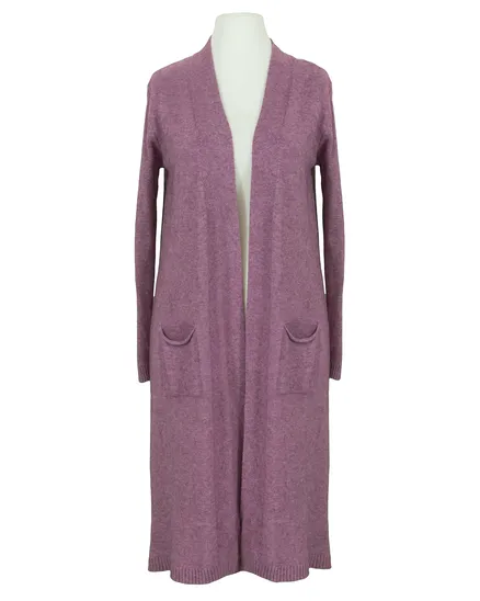Strickh�lle lang in lavendel von Spaziodonna