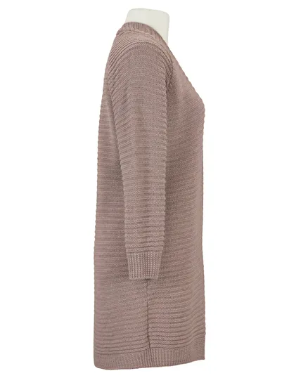 Strickh�lle Rippstrick in altrosa von Spaziodonna