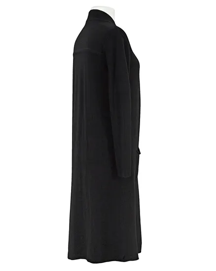 Strickh�lle lang in schwarz von Spaziodonna
