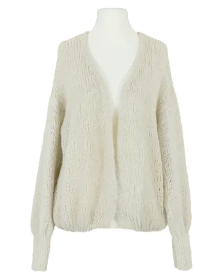 Strickh�lle mit Alpaka in beige von Diana