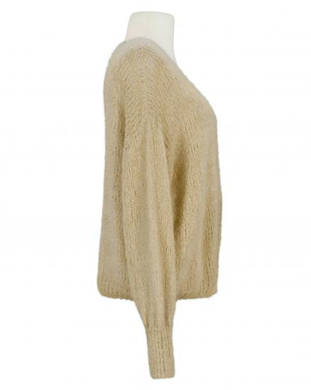 Strickhlle mit Alpaka in karamell von Diana