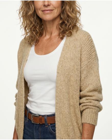 Strickh�lle mit Alpaka in karamell von Diana