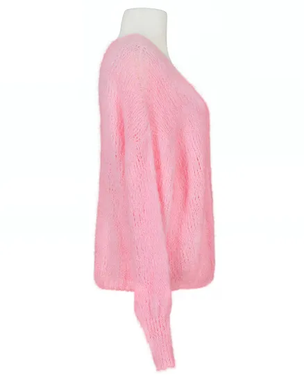 Strickh�lle mit Alpaka in rosa von Diana