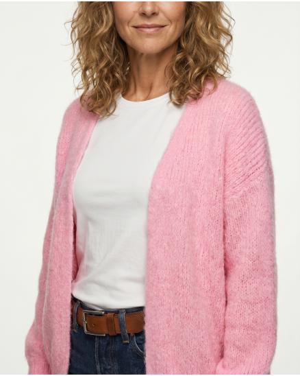 Strickh�lle mit Alpaka in rosa von Diana