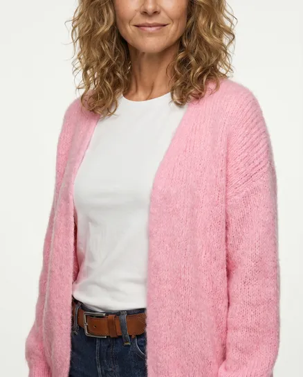 Strickh�lle mit Alpaka in rosa von Diana