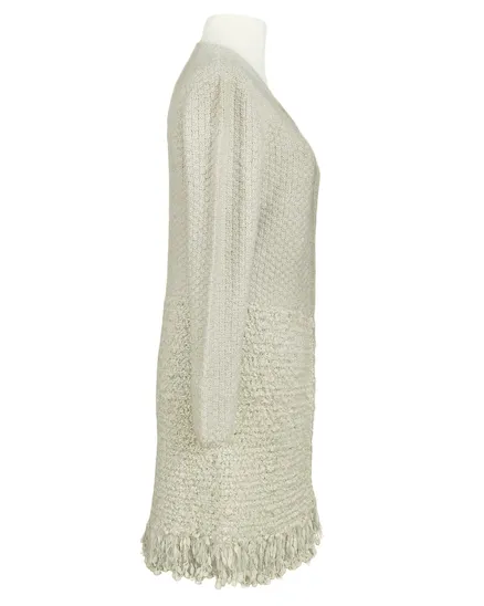 Strickh�lle mit Boucl� in beige von COCOMIN