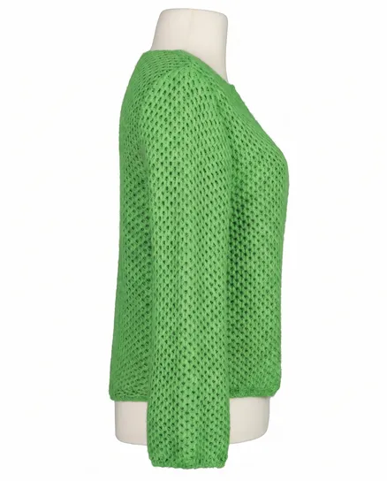 Strickh�lle mit Mohair in gr�n von Made in Italy