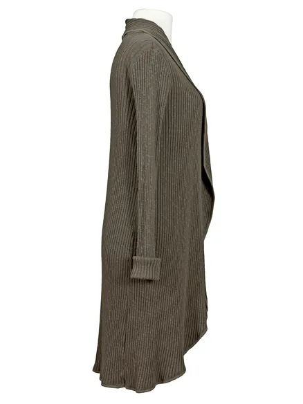 Strickh�lle mit Schalkragen in oliv von Made in Italy