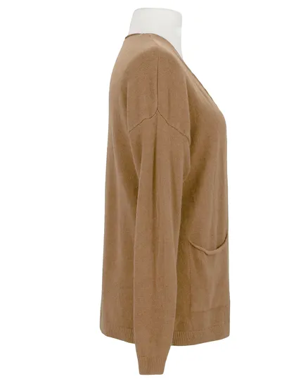 Strickh�lle mit Viskose in cognac von Diana