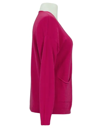 Strickh�lle mit Viskose in fuchsia von Diana