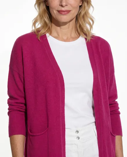 Strickh�lle mit Viskose in fuchsia von Diana